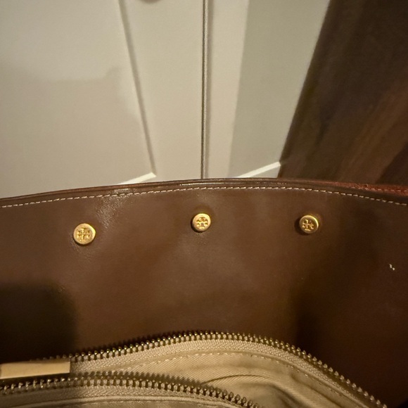 Tory Burch Lee Radziwill Black and Brown Shoulder Bag - Picture 14 of 14